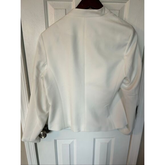 Anne Klein white blazer size M work attire work blazer white classy stylish - Picture 5 of 7